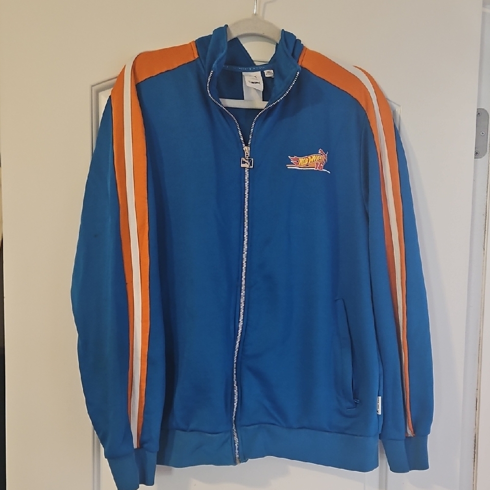 Puma Hot Wheels  Blue Zip-Up Jacket